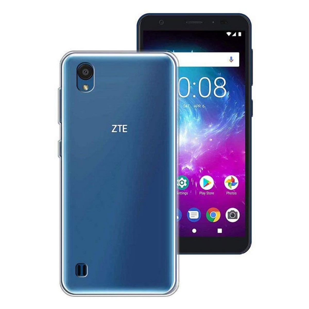 Funda Gel Tpu Fina Ultra-Thin 0,5mm Transparente para Zte Blade A5 2019