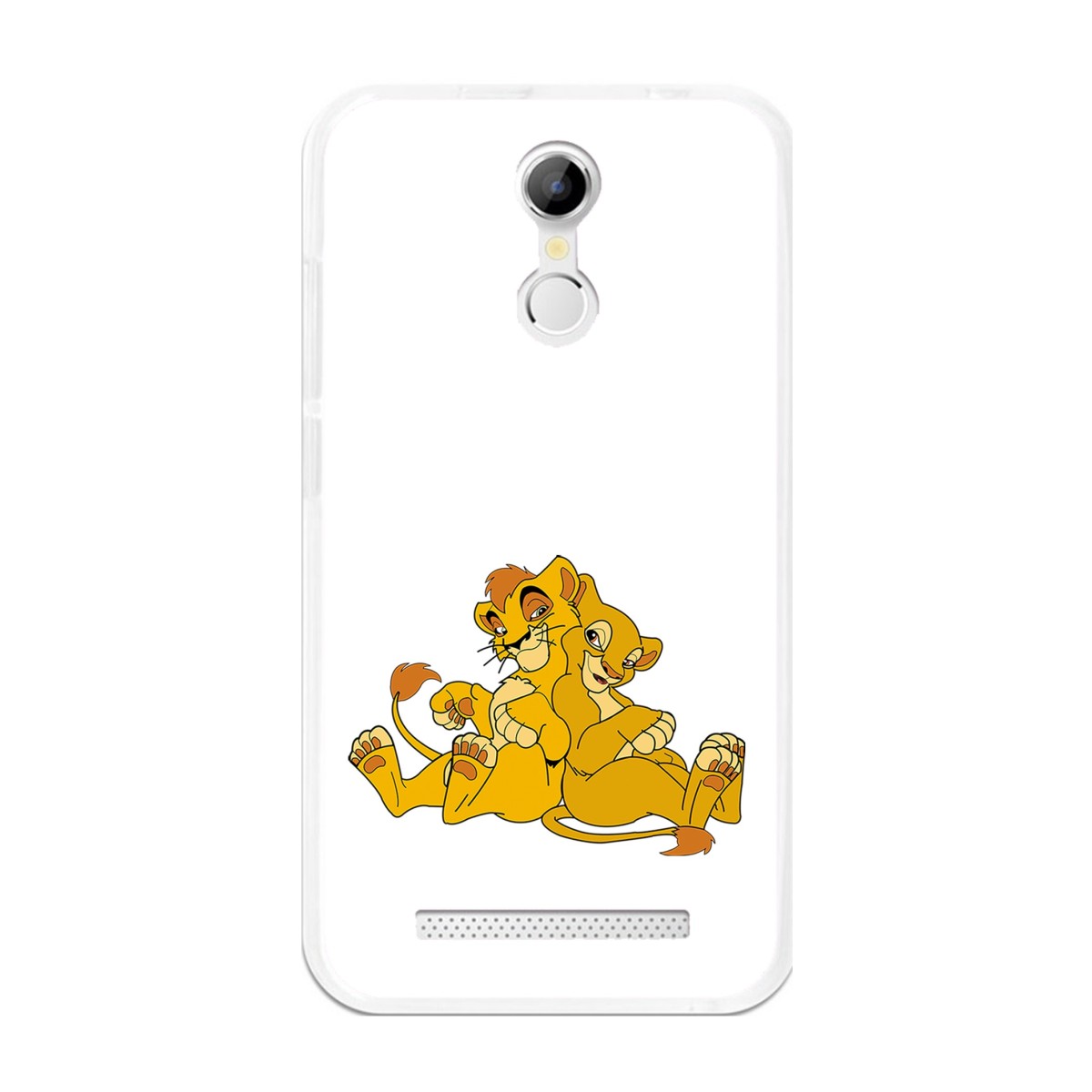 Funda Gel Tpu para Homtom H17 / H17 Pro Diseño Leones Dibujos