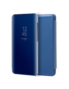 Funda Flip Cover Clear View para Iphone 11 (6.1) color Azul