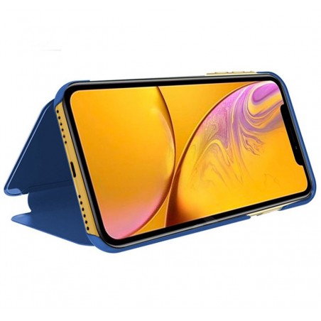 Funda Flip Cover Clear View para Iphone 11 (6.1) color Azul