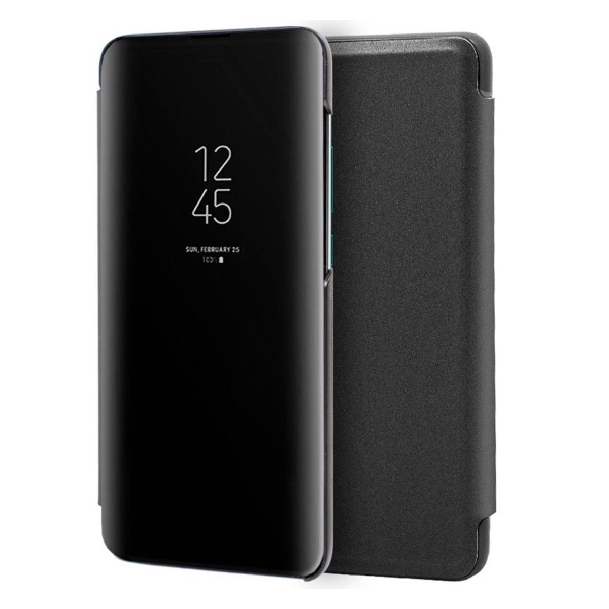 Funda Flip Cover Clear View para Iphone 11 Pro Max (6.5) color Negro