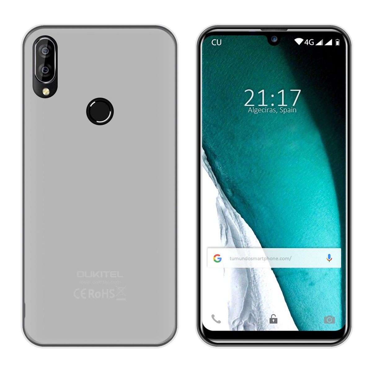 Funda Gel Tpu para Oukitel C16 Pro Color Transparente