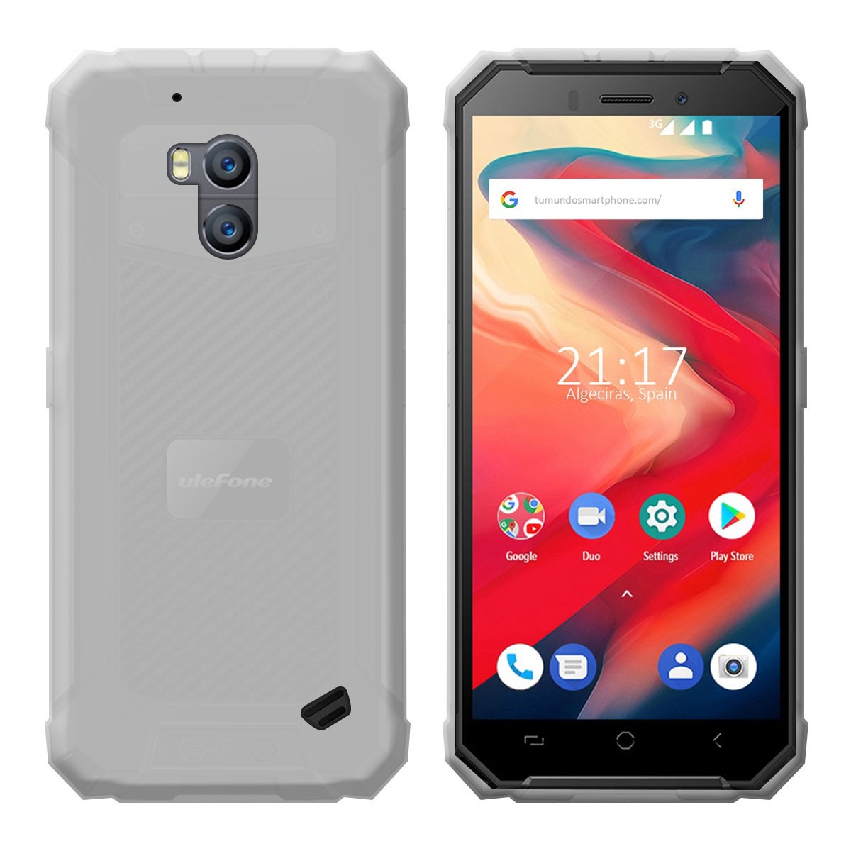 Funda Gel Tpu para Ulefone Armor X2 Color Transparente