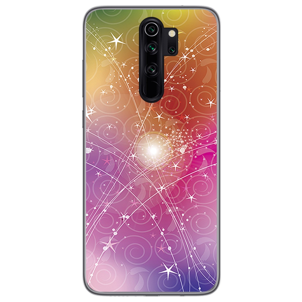 Funda Gel Tpu para Xiaomi Redmi Note 8 Pro diseño Abstracto Dibujos