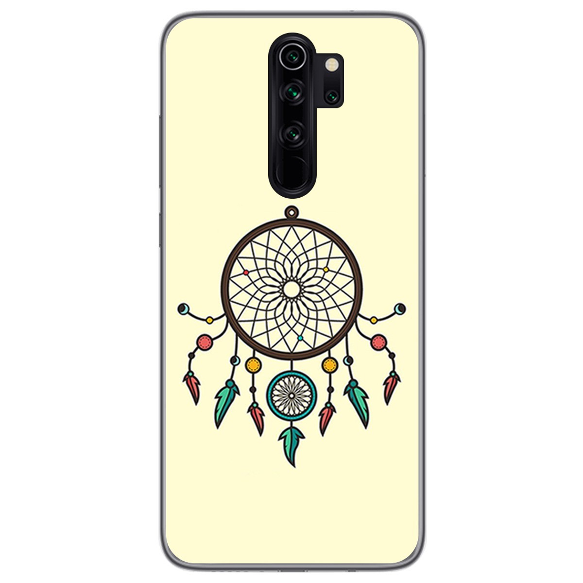 Funda Gel Tpu para Xiaomi Redmi Note 8 Pro diseño Atrapasueños Dibujos