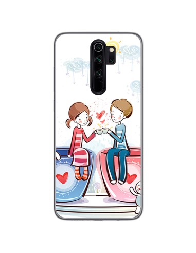 Funda Gel Tpu para Xiaomi Redmi Note 8 Pro diseño Café Dibujos