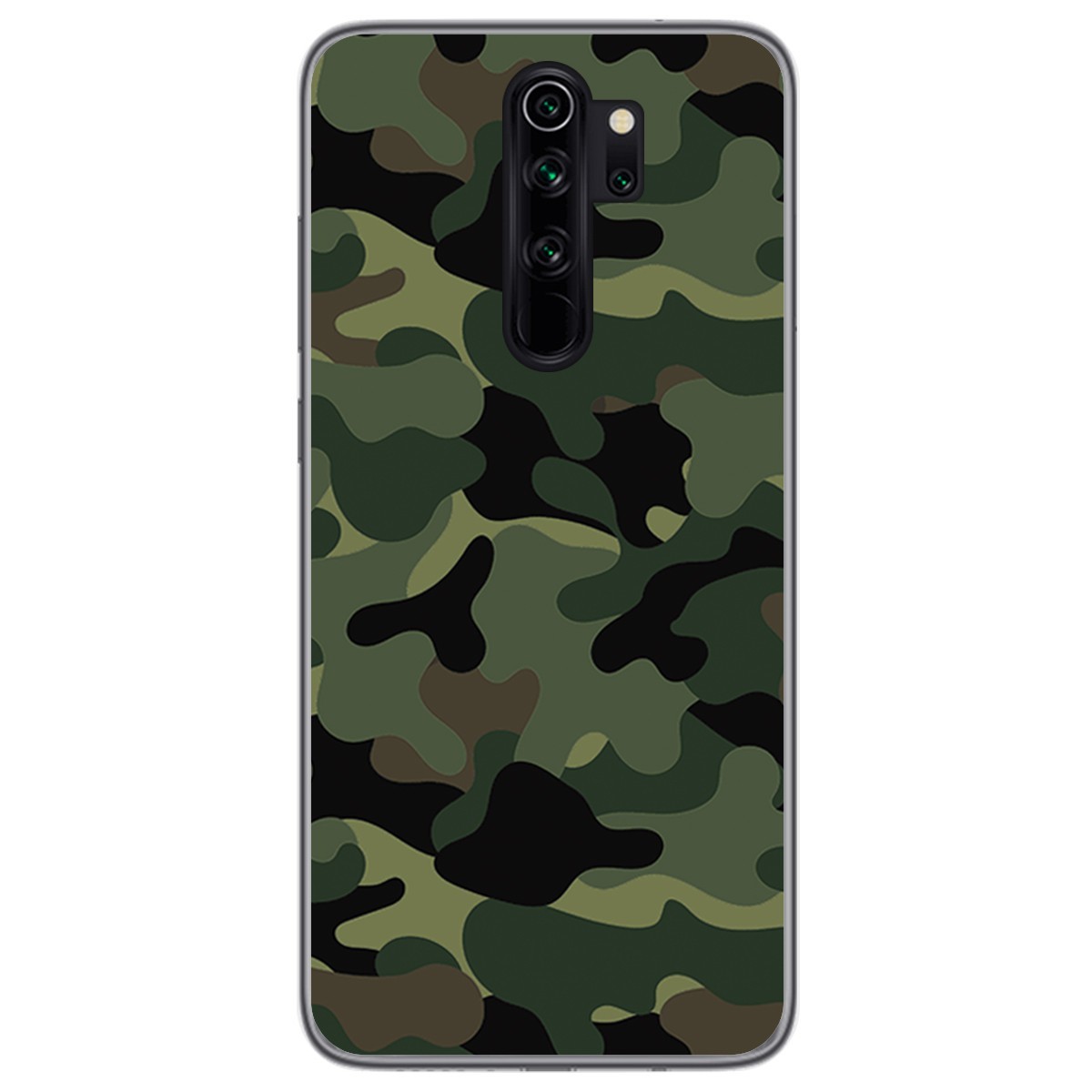 Funda Gel Tpu para Xiaomi Redmi Note 8 Pro diseño Camuflaje Dibujos