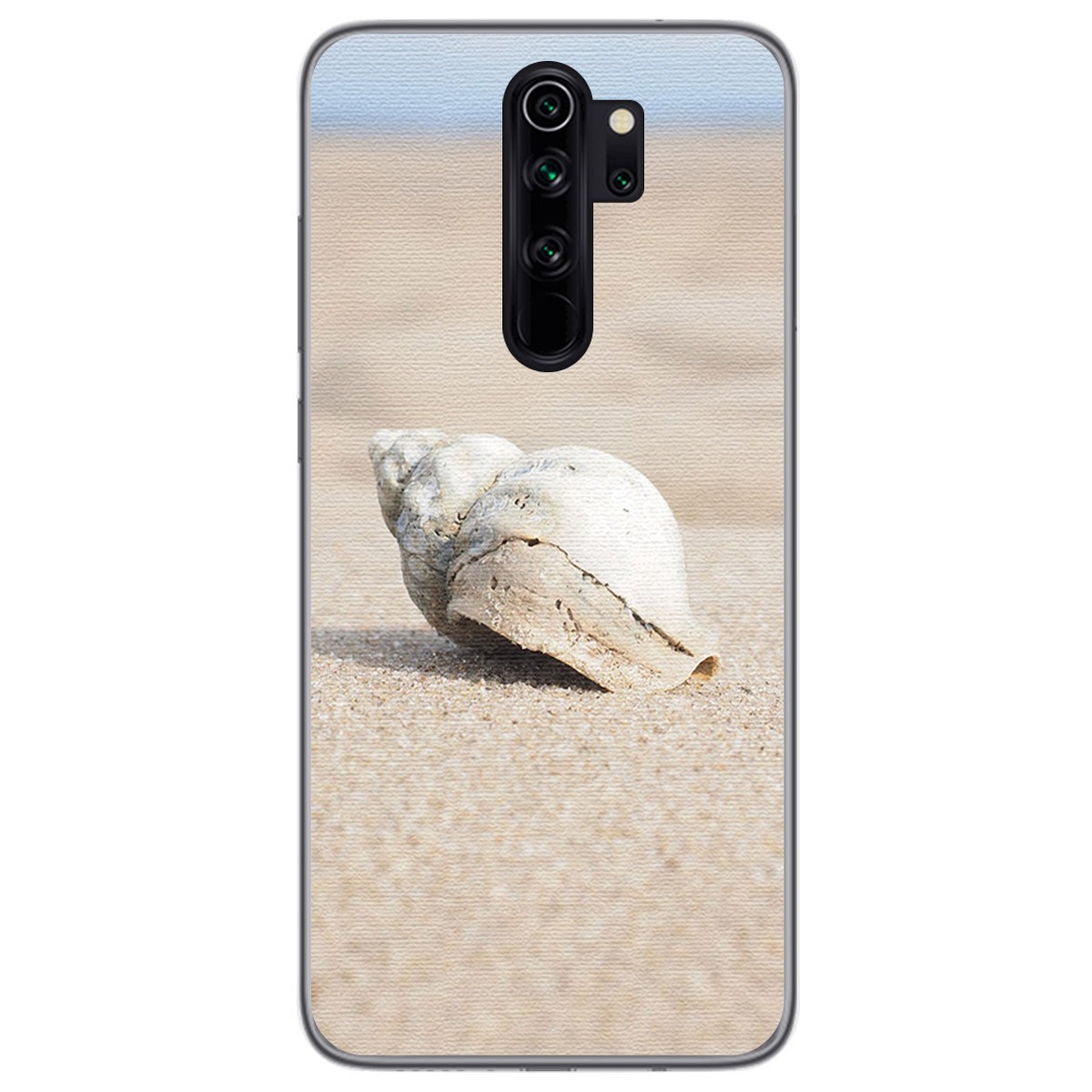 Funda Gel Tpu para Xiaomi Redmi Note 8 Pro diseño Concha Dibujos