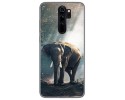 Funda Gel Tpu para Xiaomi Redmi Note 8 Pro diseño Elefante Dibujos