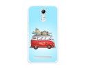 Funda Gel Tpu para Homtom H17 / H17 Pro Diseño Furgoneta Dibujos