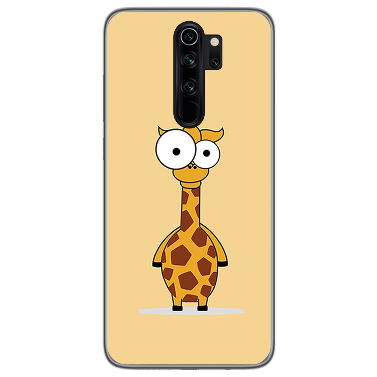 Funda Gel Tpu para Xiaomi Redmi Note 8 Pro diseño Jirafa Dibujos