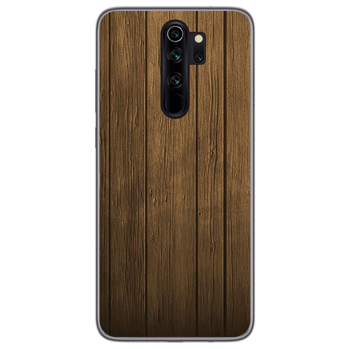 Funda Gel Tpu para Xiaomi Redmi Note 8 Pro diseño Madera Dibujos