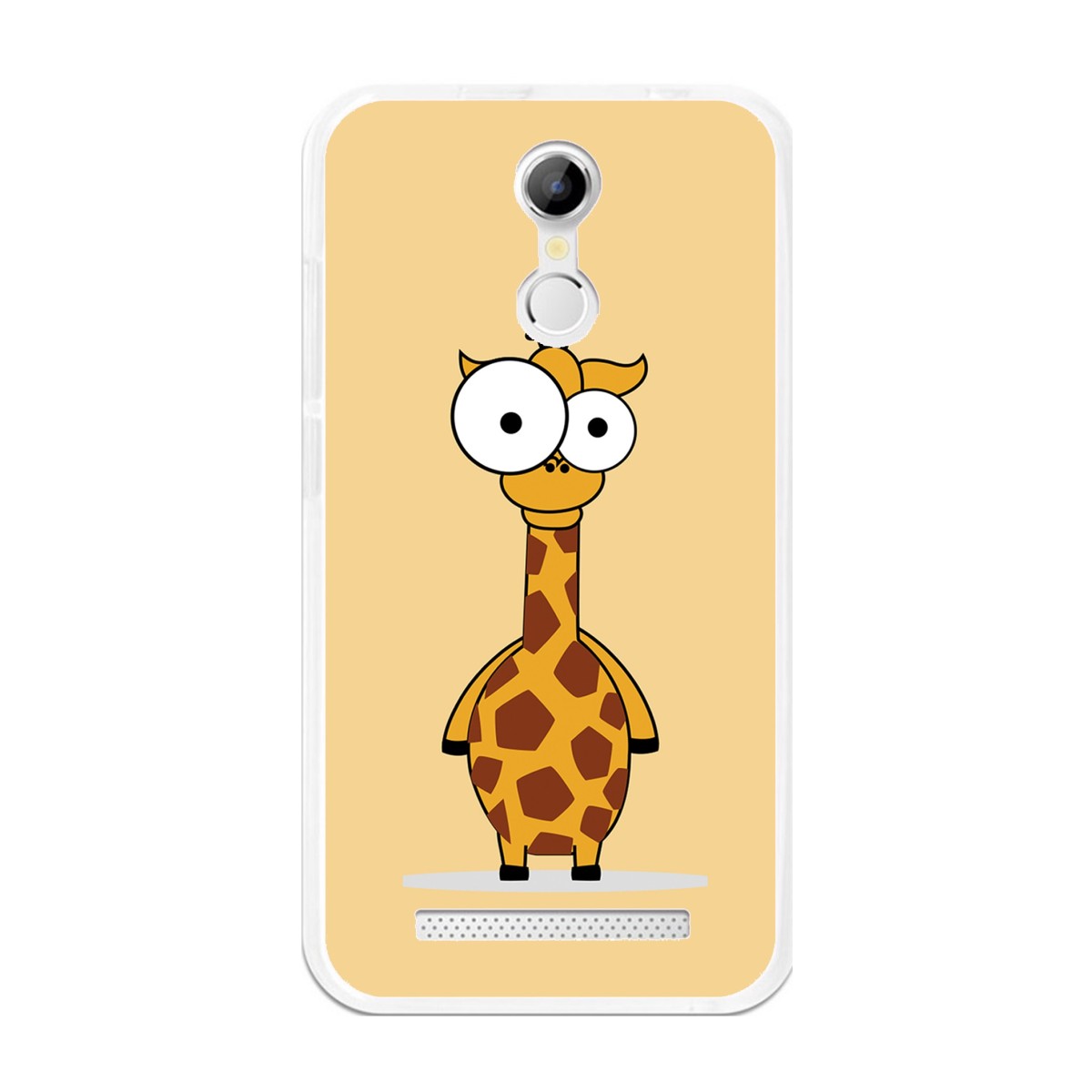 Funda Gel Tpu para Homtom H17 / H17 Pro Diseño Jirafa Dibujos