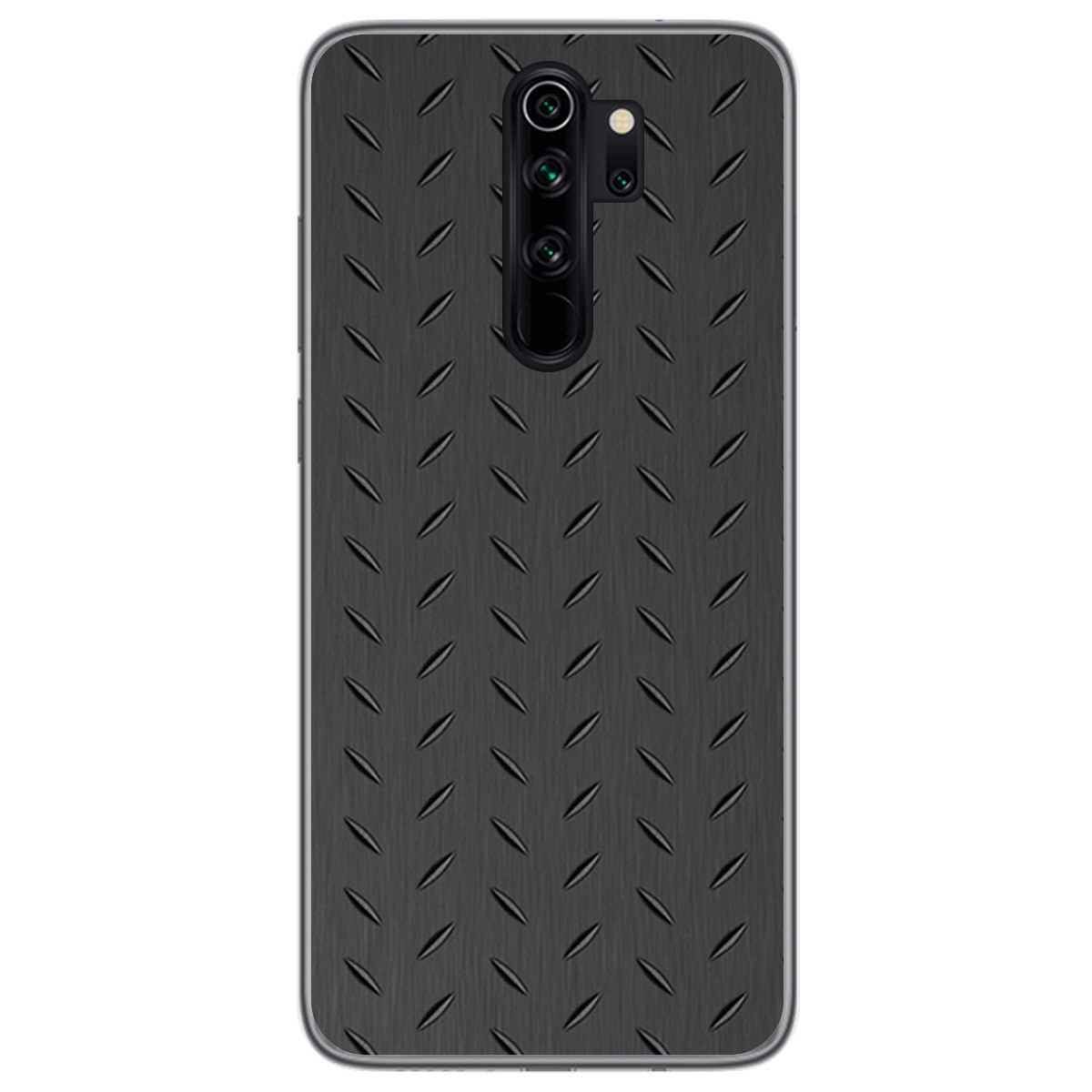 Funda Gel Tpu para Xiaomi Redmi Note 8 Pro diseño Metal Dibujos