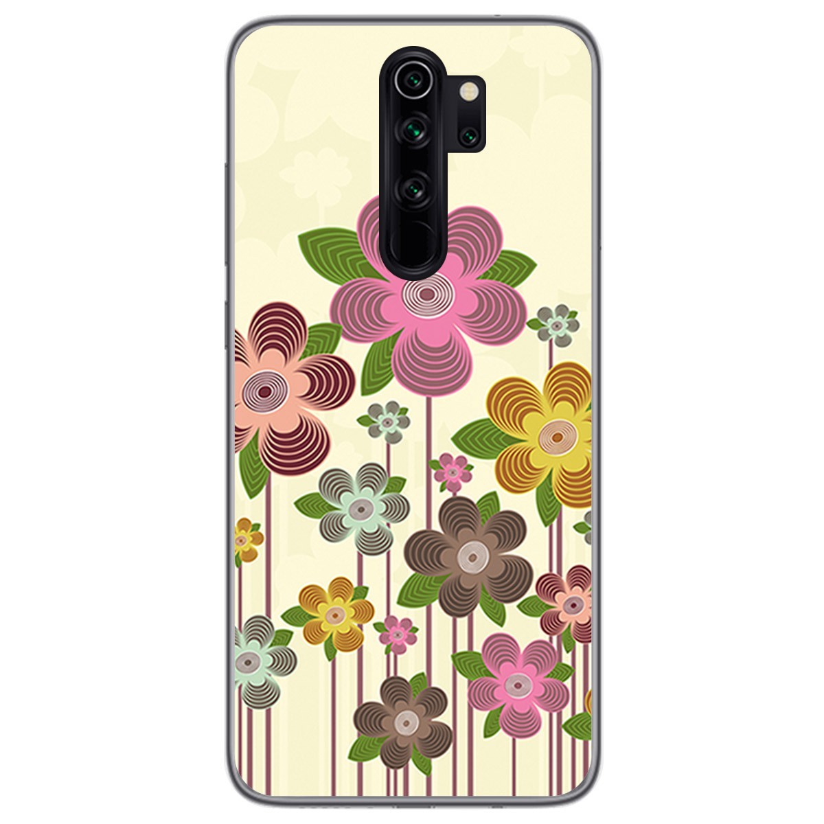 Funda Gel Tpu para Xiaomi Redmi Note 8 Pro diseño Primavera En Flor Dibujos