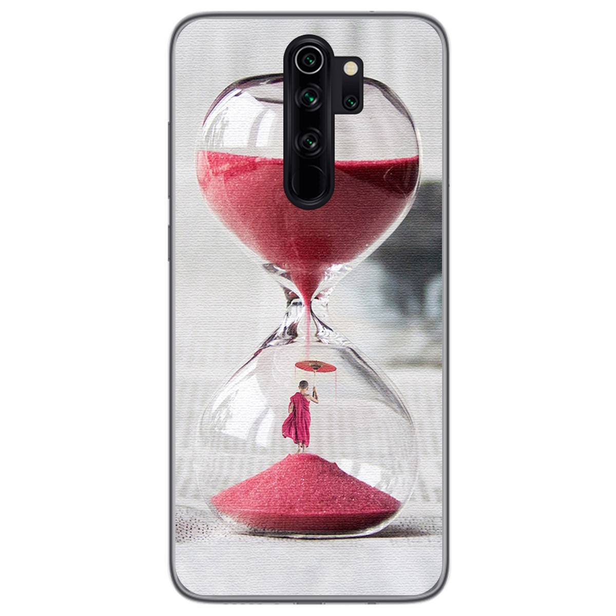 Funda Gel Tpu para Xiaomi Redmi Note 8 Pro diseño Reloj Dibujos