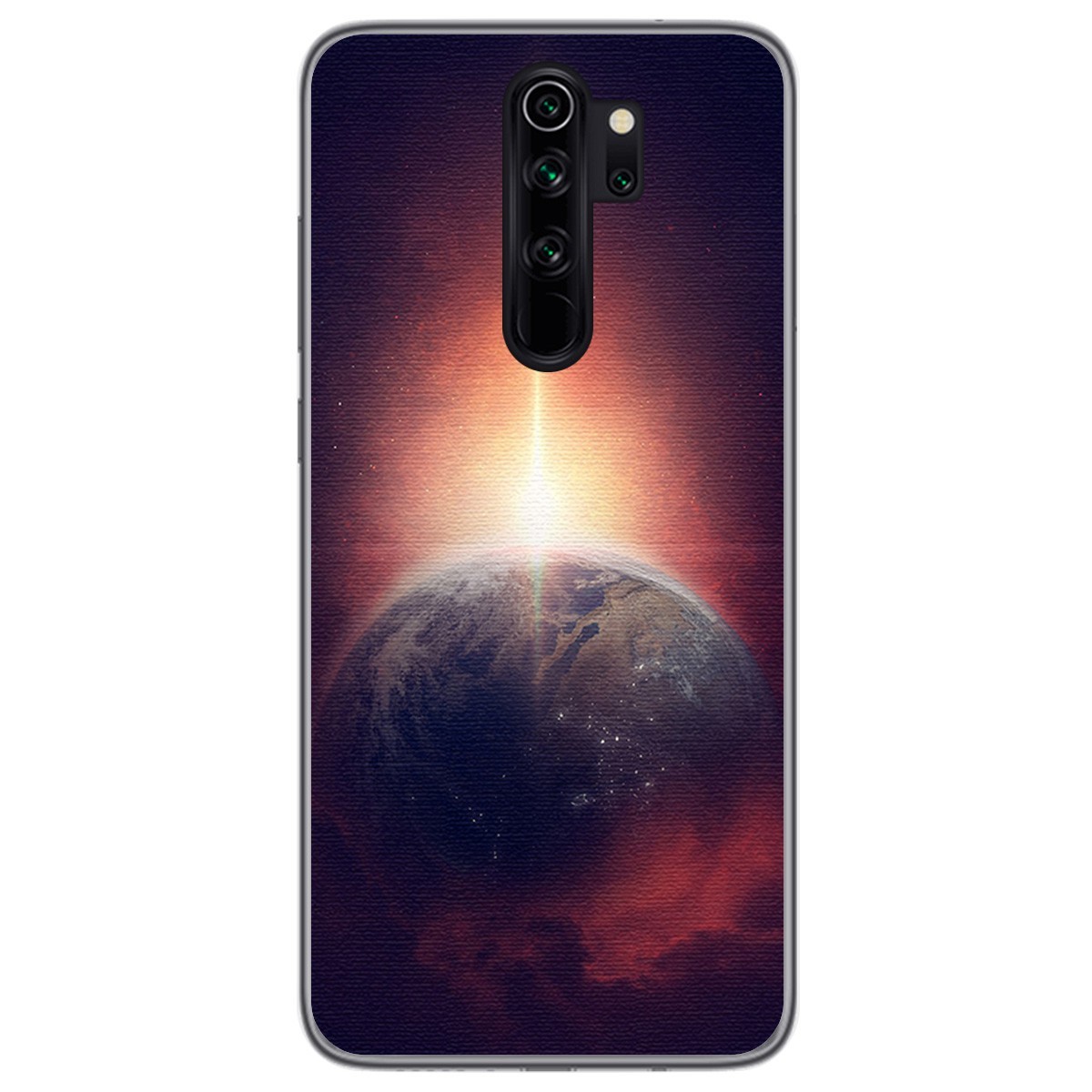 Funda Gel Tpu para Xiaomi Redmi Note 8 Pro diseño Tierra Dibujos