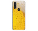 Funda Gel Tpu para Motorola One Action diseño Cerveza Dibujos