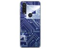 Funda Gel Tpu para Motorola One Action diseño Circuito Dibujos