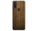 Funda Gel Tpu para Motorola One Action diseño Madera Dibujos