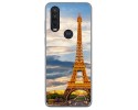 Funda Gel Tpu para Motorola One Action diseño Paris Dibujos