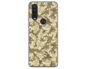 Funda Gel Tpu para Motorola One Action diseño Sand Camuflaje Dibujos