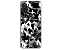 Funda Gel Tpu para Motorola One Action diseño Snow Camuflaje Dibujos