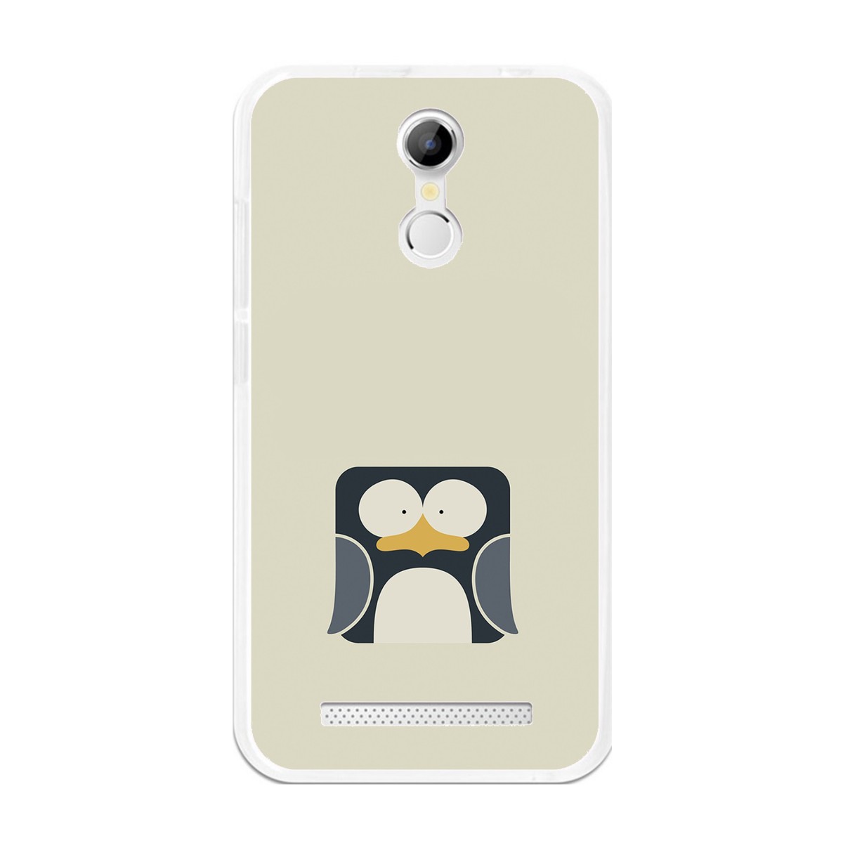 Funda Gel Tpu para Homtom H17 / H17 Pro Diseño Pingüino Dibujos