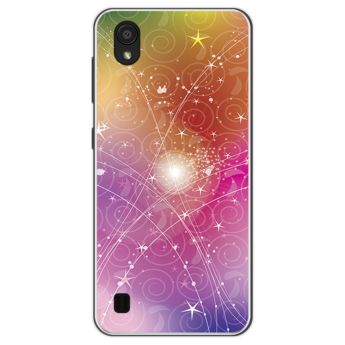 Funda Gel Tpu para Zte Blade A5 2019 diseño Abstracto Dibujos