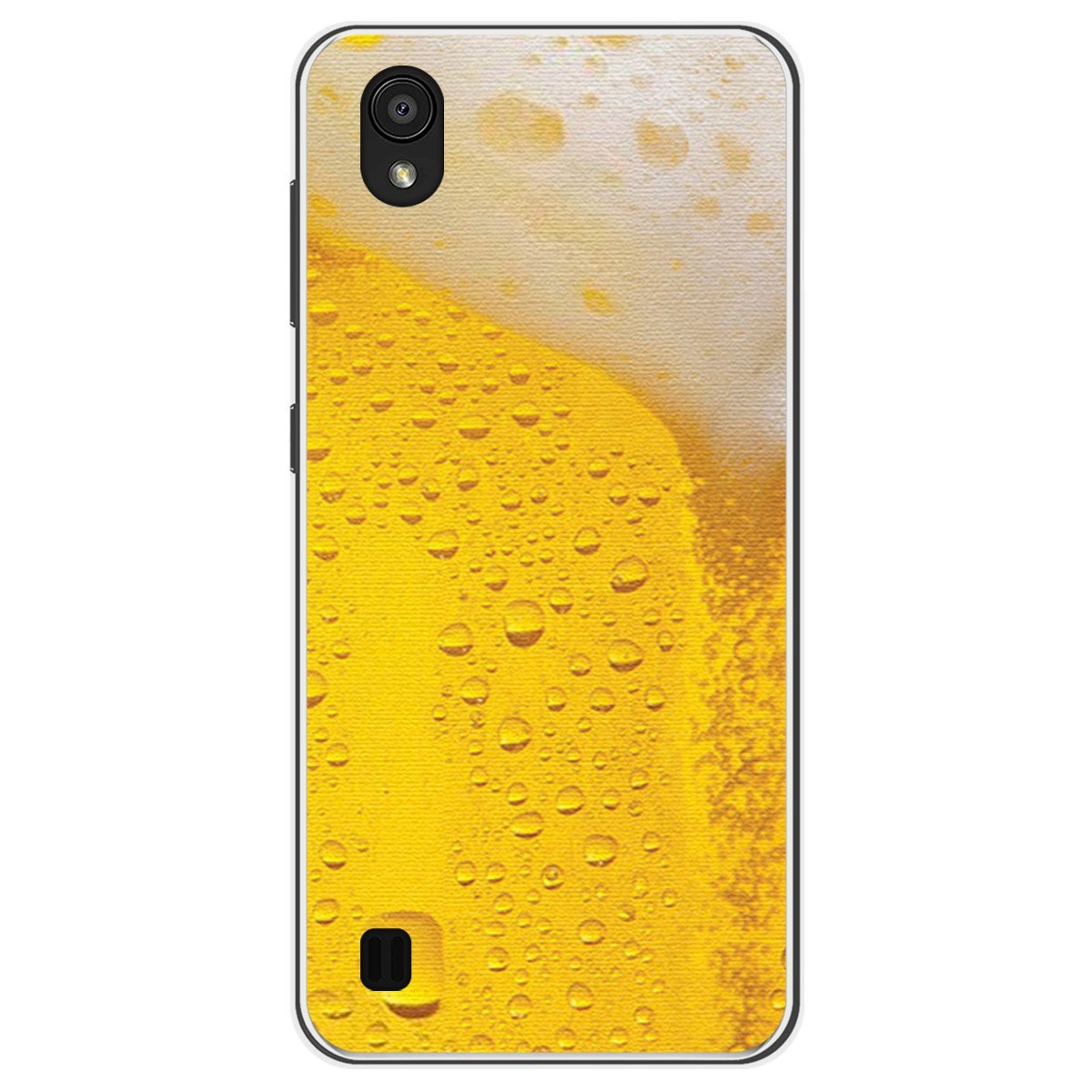 Funda Gel Tpu para Zte Blade A5 2019 diseño Cerveza Dibujos