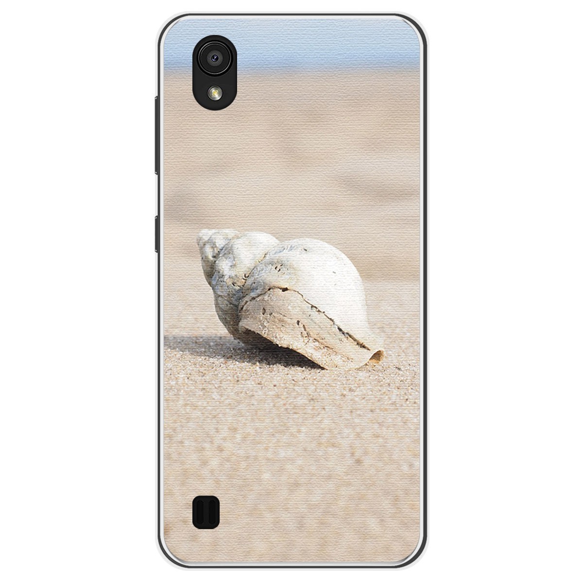 Funda Gel Tpu para Zte Blade A5 2019 diseño Concha Dibujos