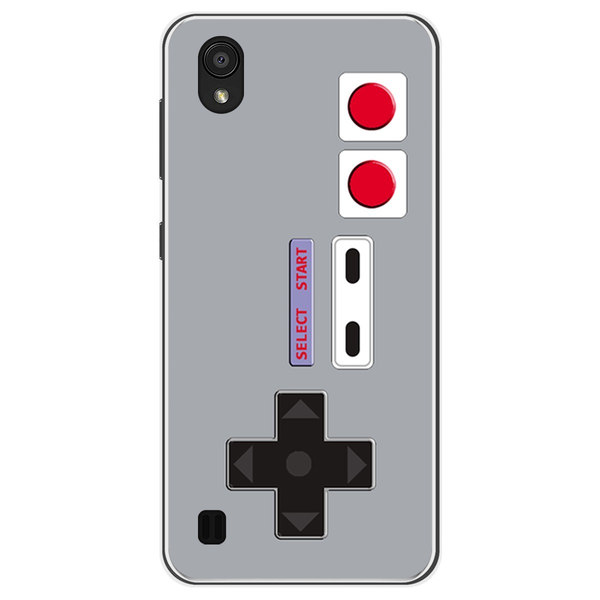 Funda Gel Tpu para Zte Blade A5 2019 diseño Consola Dibujos