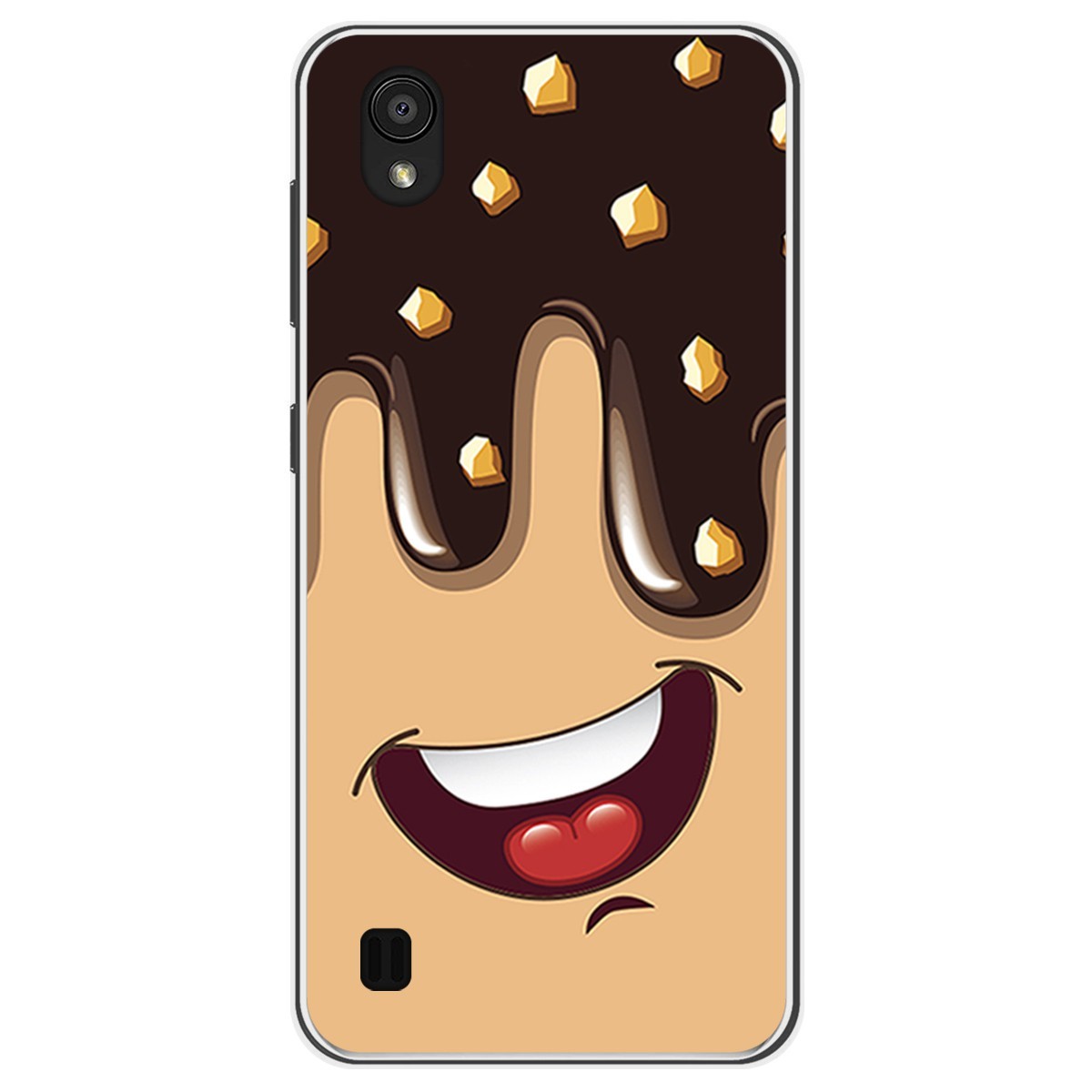 Funda Gel Tpu para Zte Blade A5 2019 diseño Helado Chocolate Dibujos