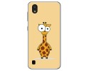 Funda Gel Tpu para Zte Blade A5 2019 diseño Jirafa Dibujos
