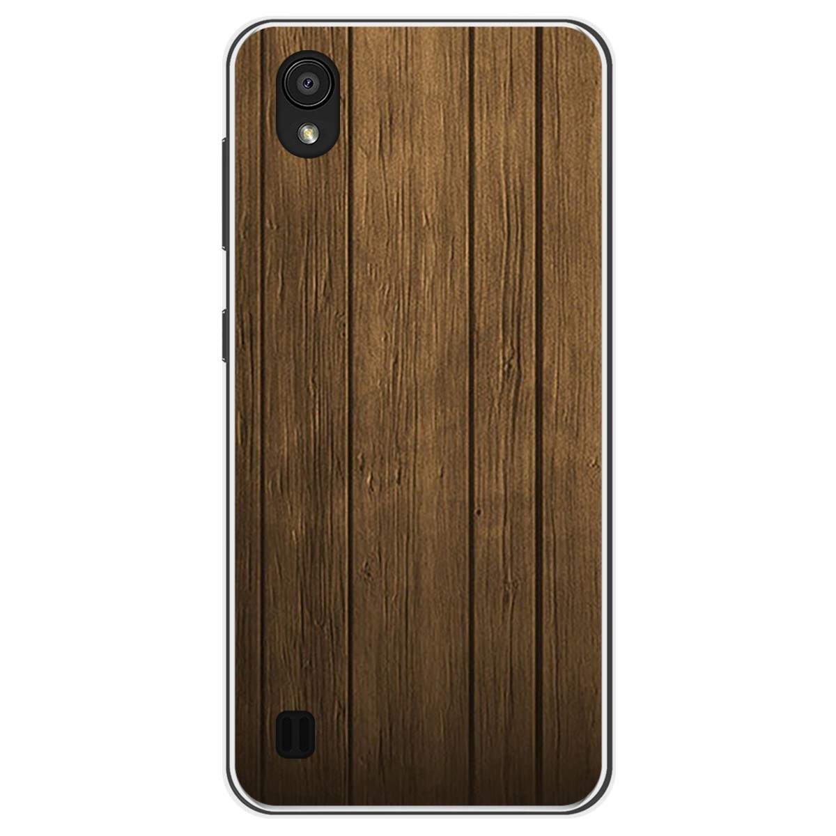 Funda Gel Tpu para Zte Blade A5 2019 diseño Madera Dibujos