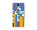 Funda Gel Tpu para Doogee Y6 / Y6C Diseño Apps Dibujos