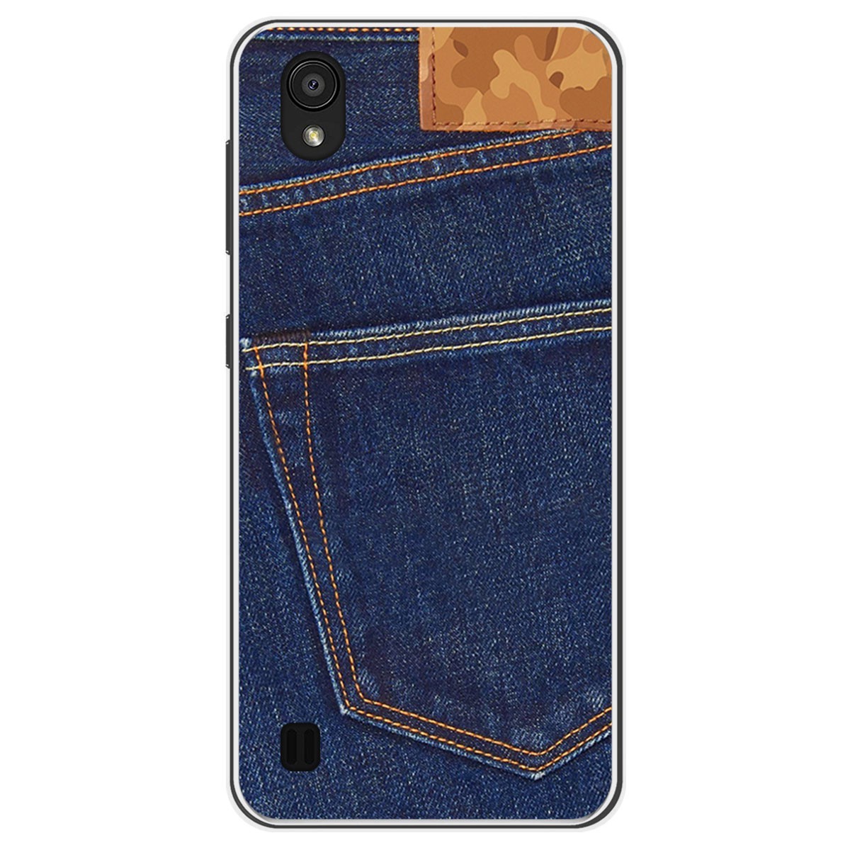 Funda Gel Tpu para Zte Blade A5 2019 diseño Vaquero Dibujos