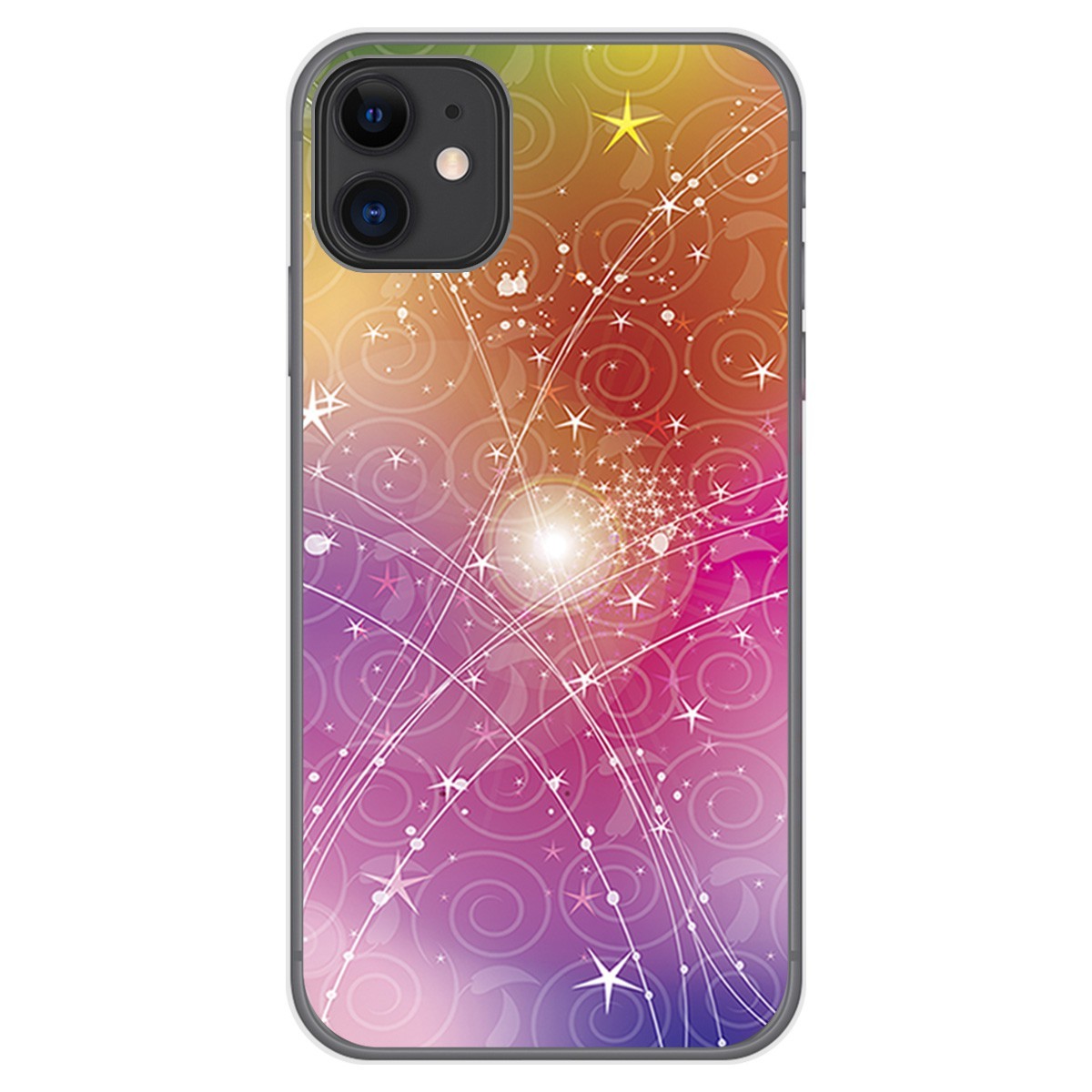 Funda Gel Tpu para Iphone 11 (6.1) diseño Abstracto Dibujos