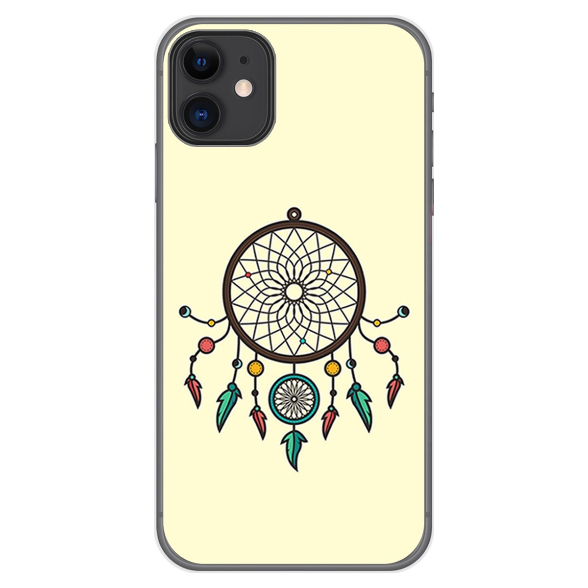 Funda Gel Tpu para Iphone 11 (6.1) diseño Atrapasueños Dibujos