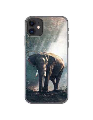 Funda Gel Tpu para Iphone 11 (6.1) diseño Elefante Dibujos