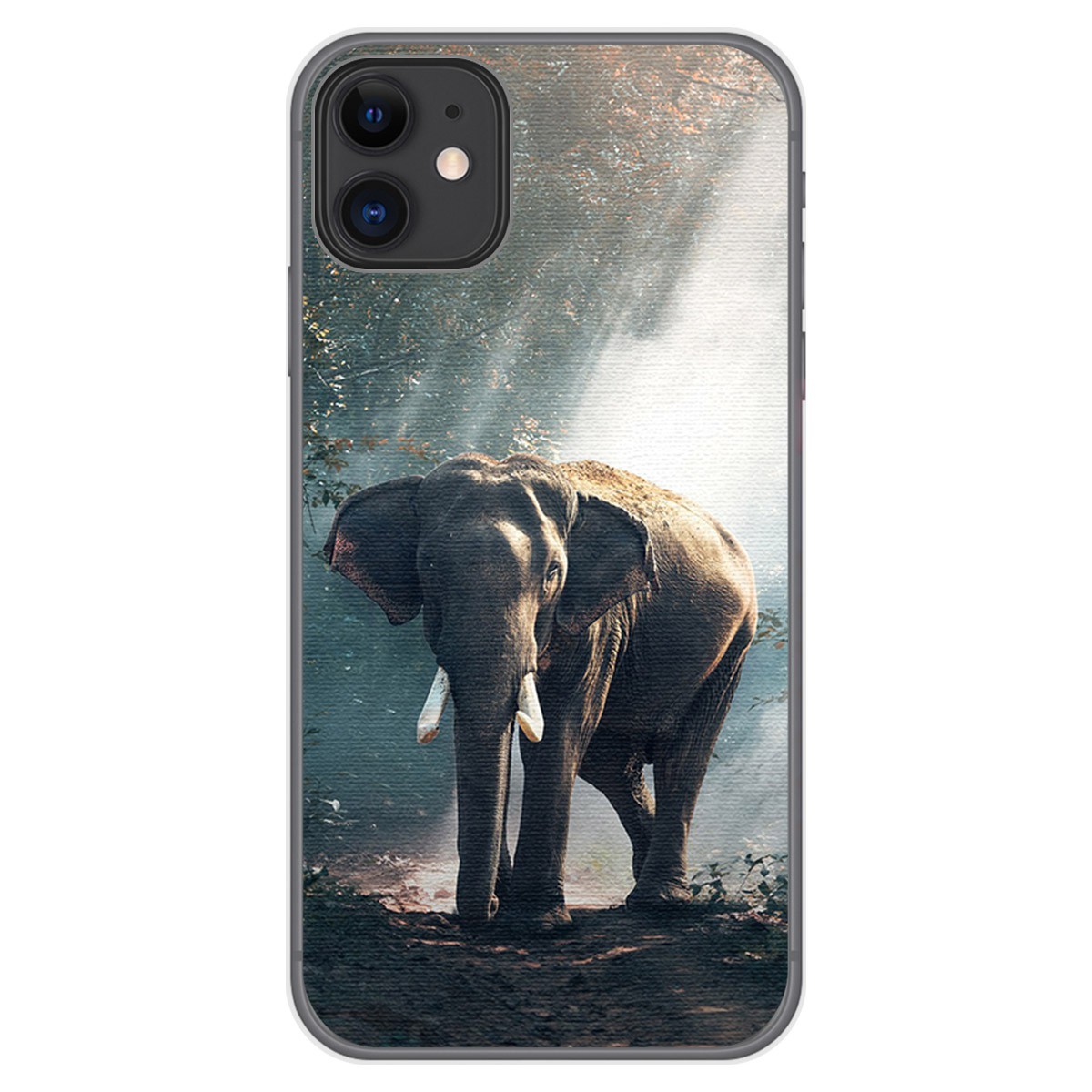 Funda Gel Tpu para Iphone 11 (6.1) diseño Elefante Dibujos