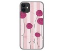 Funda Gel Tpu para Iphone 11 (6.1) diseño Flores Vintage Dibujos