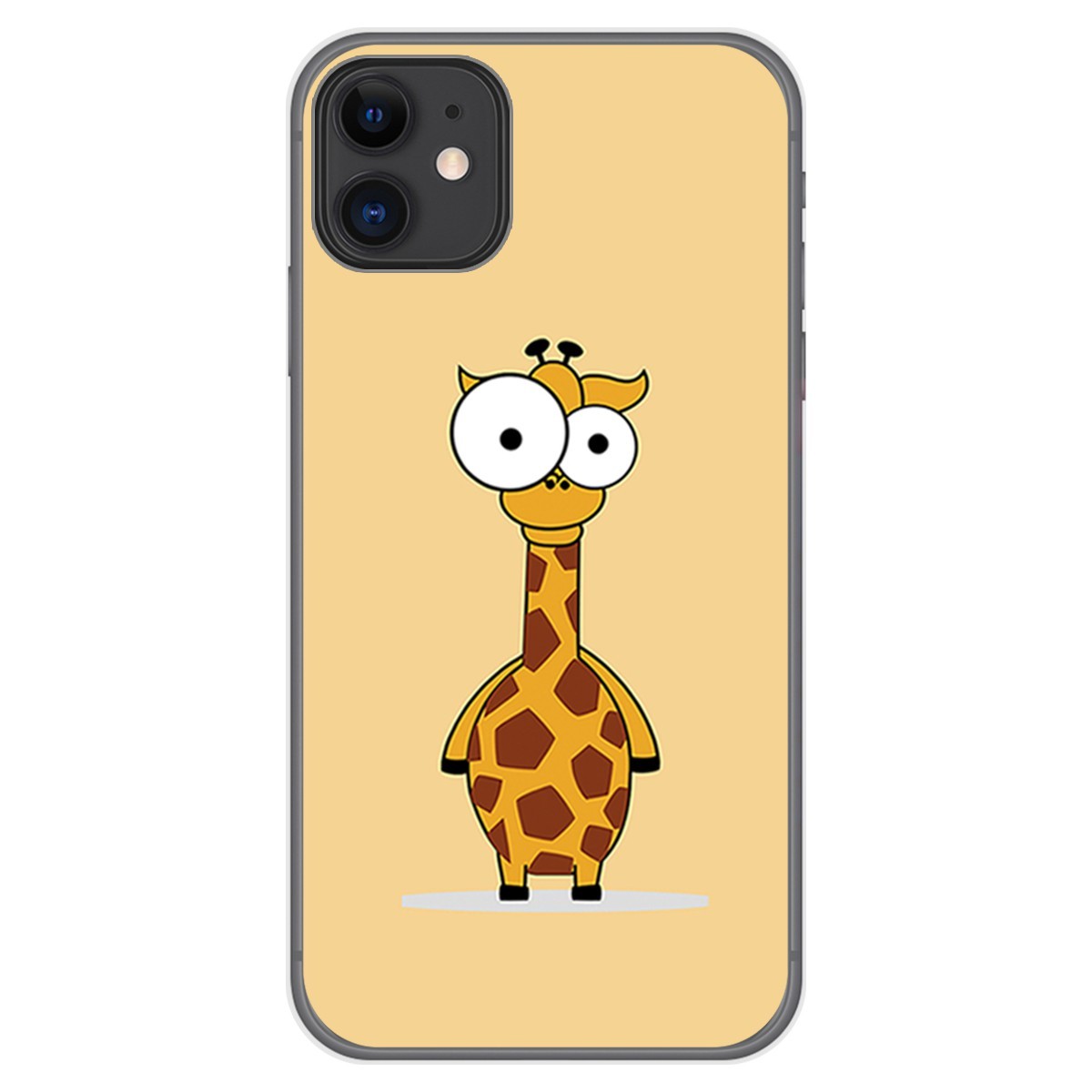 Funda Gel Tpu para Iphone 11 (6.1) diseño Jirafa Dibujos