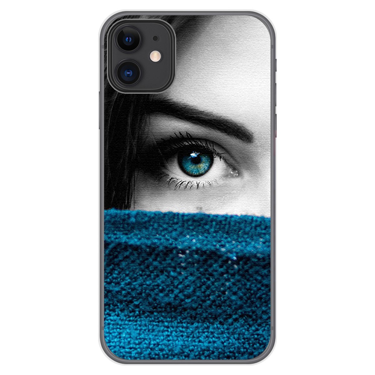 Funda Gel Tpu para Iphone 11 (6.1) diseño Ojo Dibujos