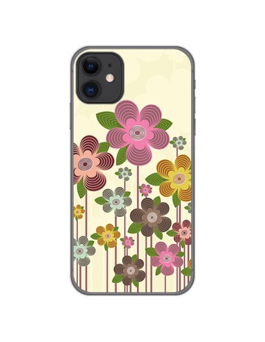 Funda Gel Tpu para Iphone 11 (6.1) diseño Primavera En Flor Dibujos