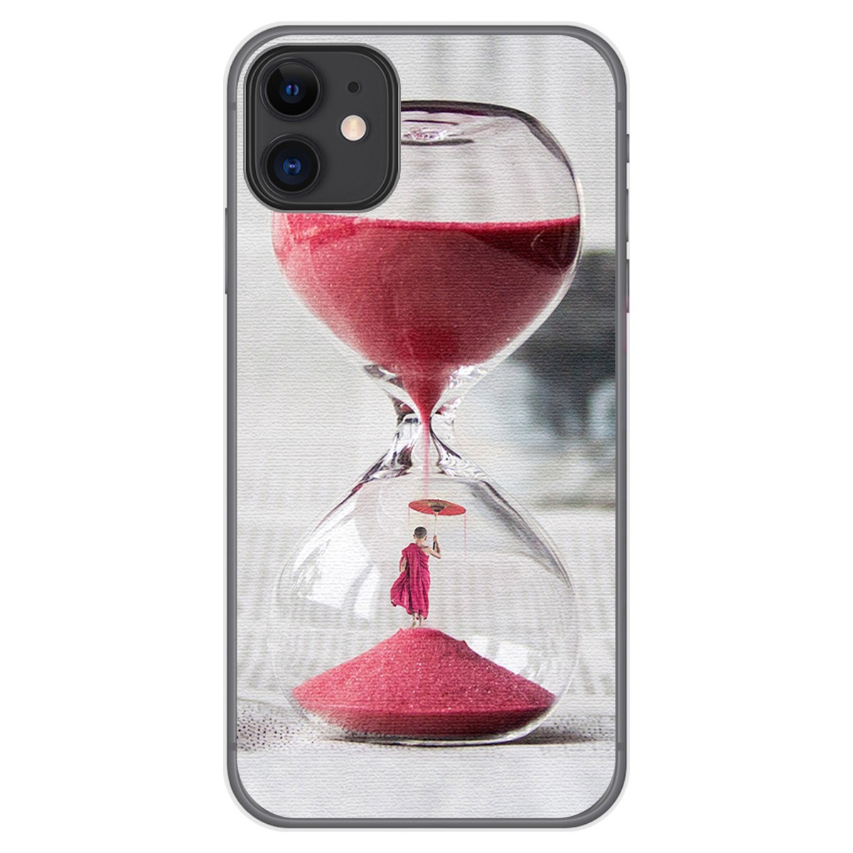 Funda Gel Tpu para Iphone 11 (6.1) diseño Reloj Dibujos