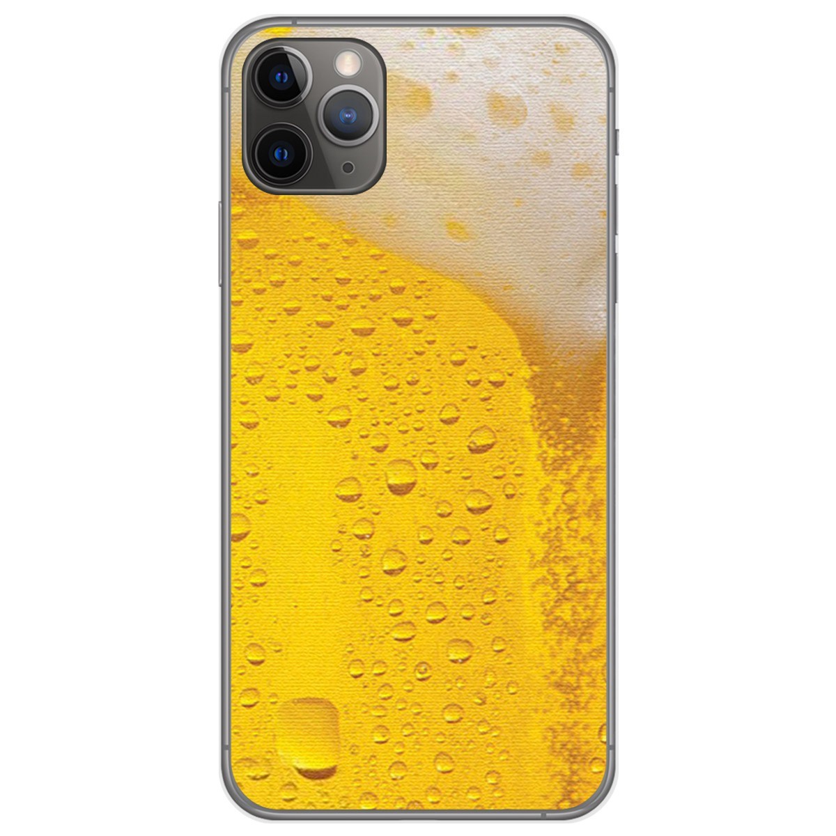 Funda Gel Tpu para Iphone 11 Pro (5.8) diseño Cerveza Dibujos