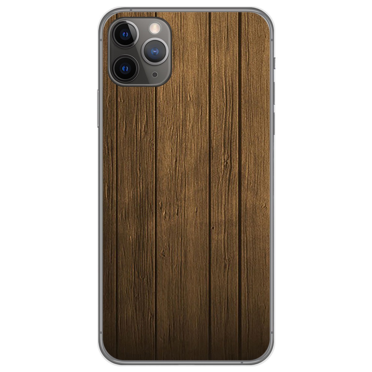Funda Gel Tpu para Iphone 11 Pro (5.8) diseño Madera Dibujos