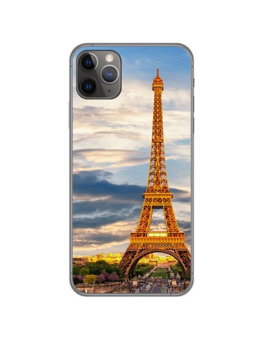 Funda Gel Tpu para Iphone 11 Pro (5.8) diseño Paris Dibujos