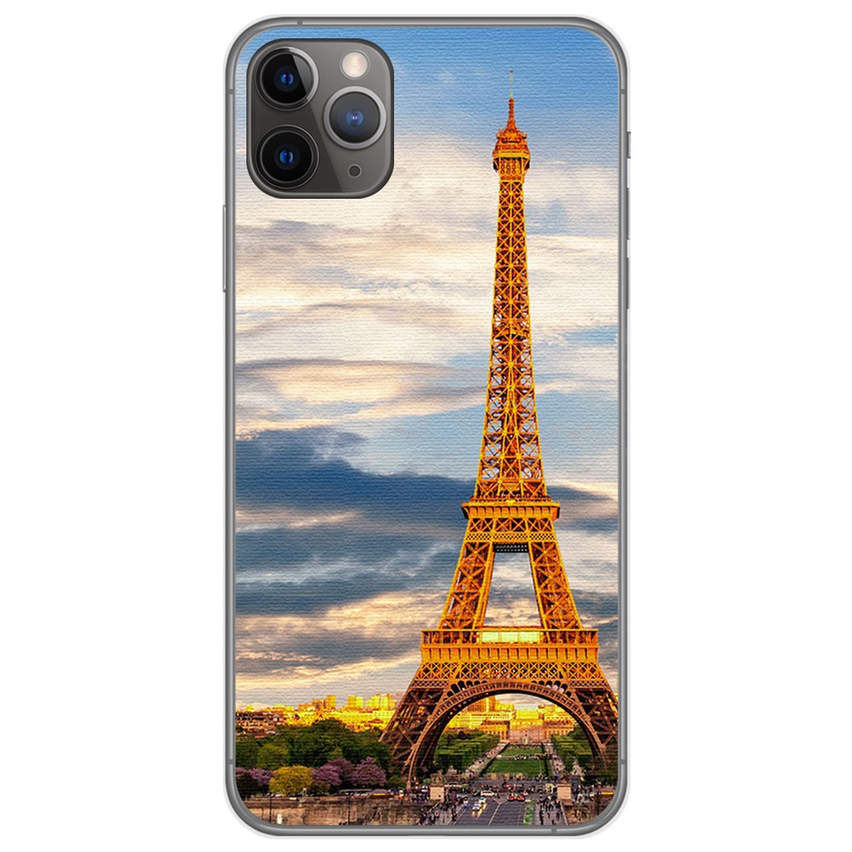 Funda Gel Tpu para Iphone 11 Pro (5.8) diseño Paris Dibujos
